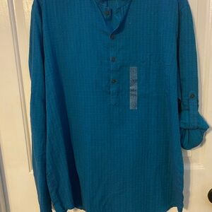 Men's Blue Casual Shirt